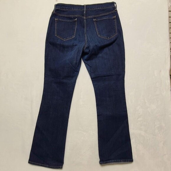 Old Navy Boot Cut Semi Evase Womens Jeans Size 12 Regular Dark Wash Denim - Picture 3 of 11